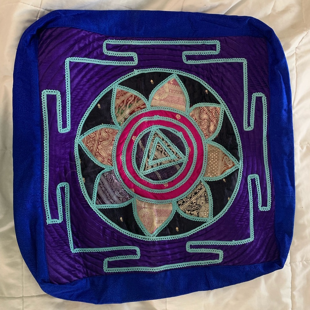 🌺 Mystical Silk Bohemian Hippie Pillow Case 🌙